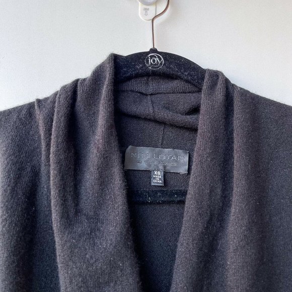 ❤️SOLD❤️Nili Lotan Lakota Cashmere Wrap Black - Picture 7 of 10